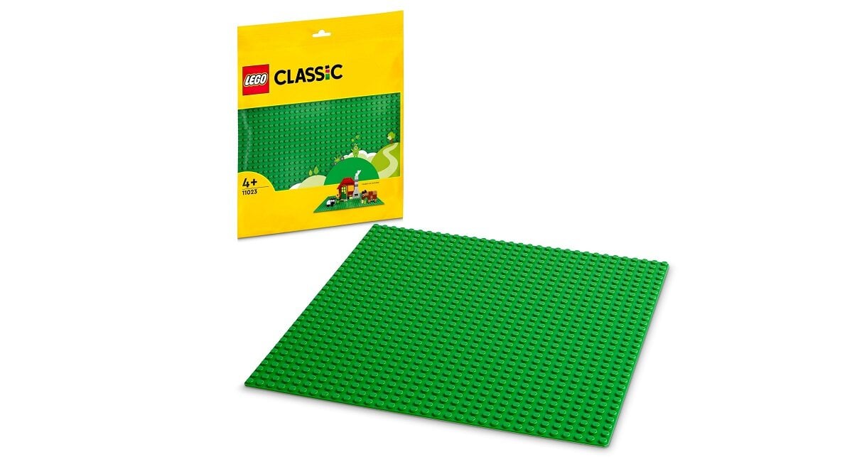 LEGO Classic zielona płytka konstrukcyjna Wygodne opakowanie