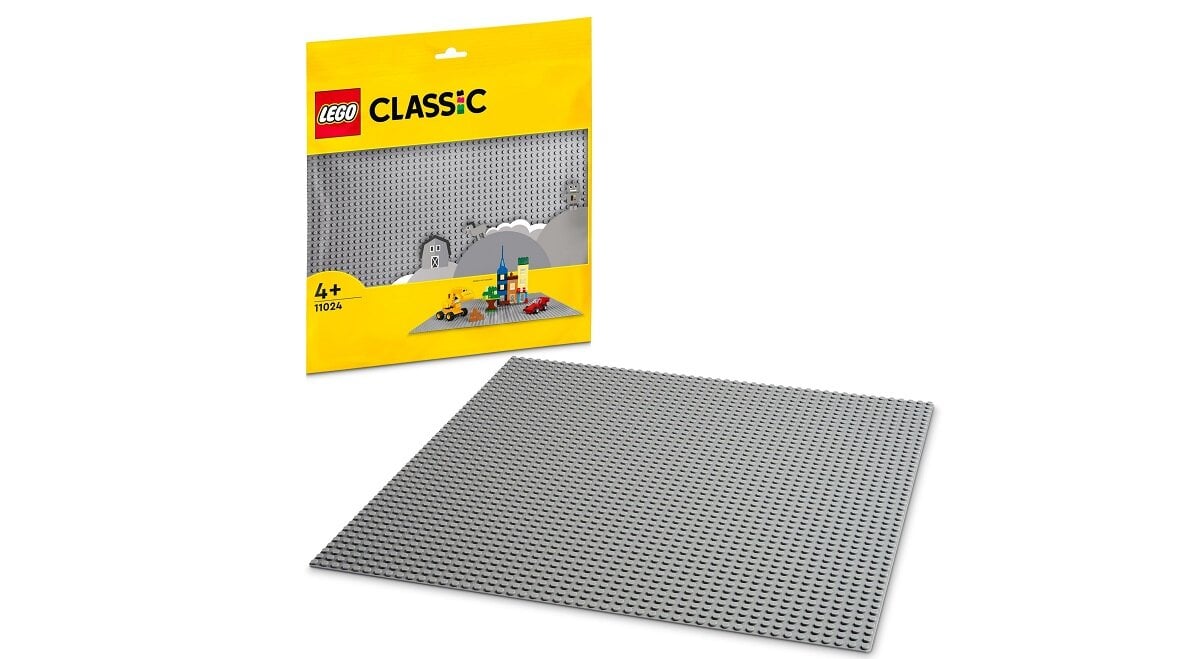 LEGO Classic szara płytka konstrukcyjna Wygodne opakowanie