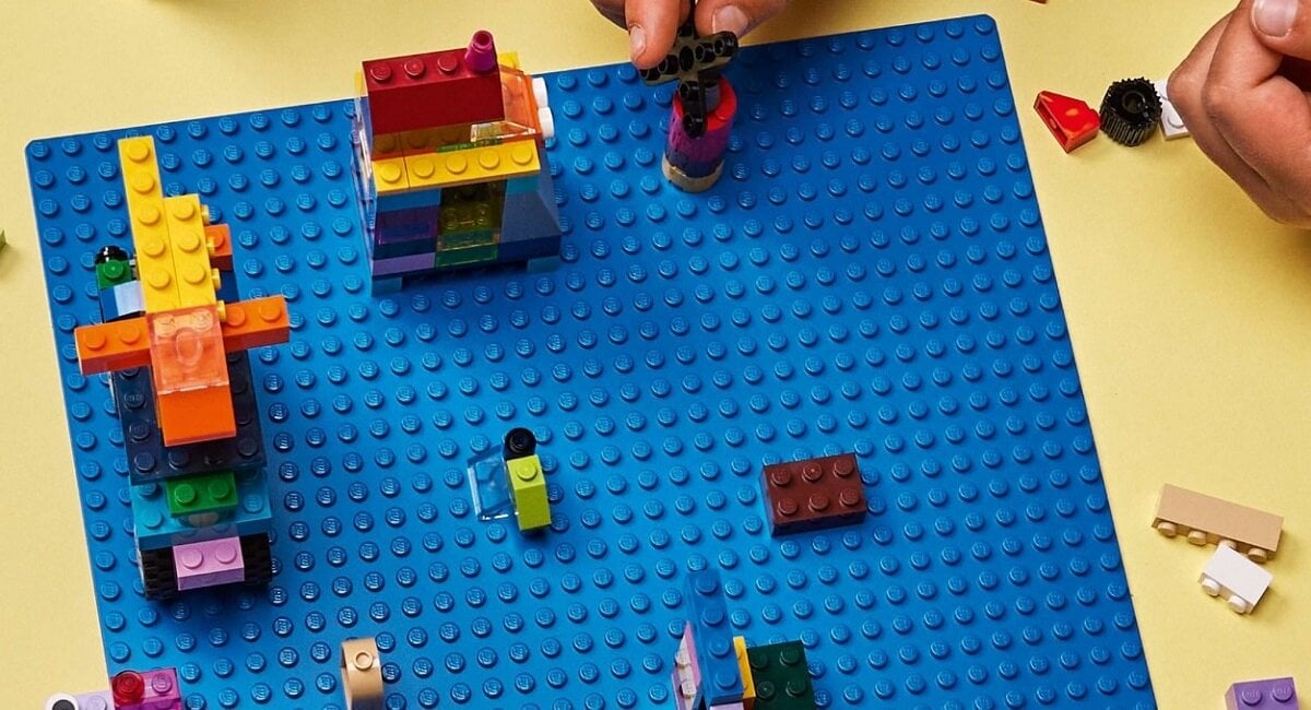 LEGO Classic Niebieska płytka konstrukcyjna Wysoka jakość i bezpieczeństwo