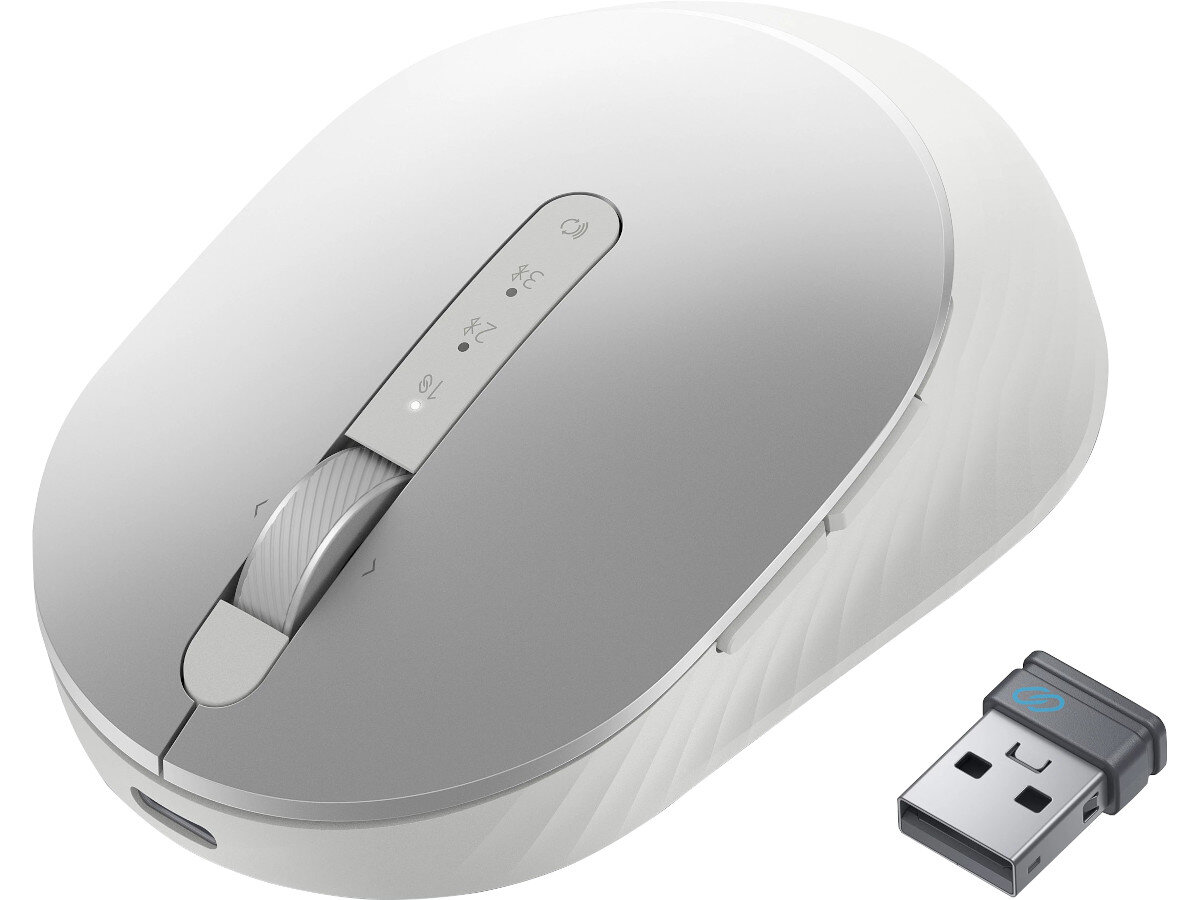 Mysz DELL Premier Rechargeable MS7421W odbiornik USB połączenie