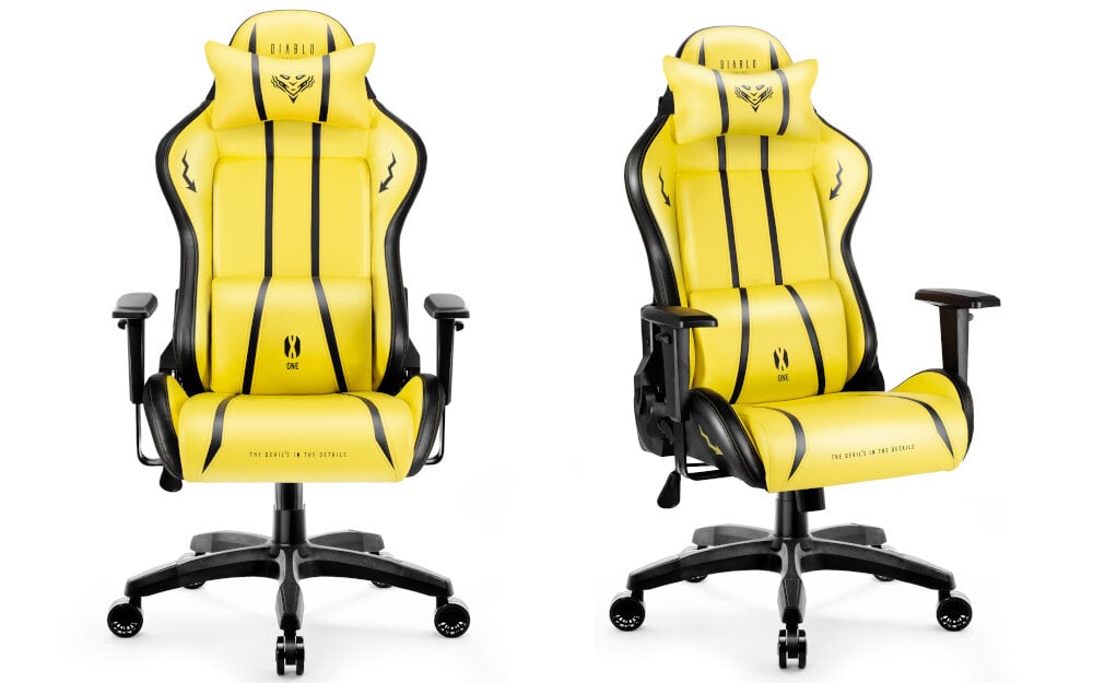 Fotel DIABLO CHAIRS X-One 2.0 (XL) Żółty cechy