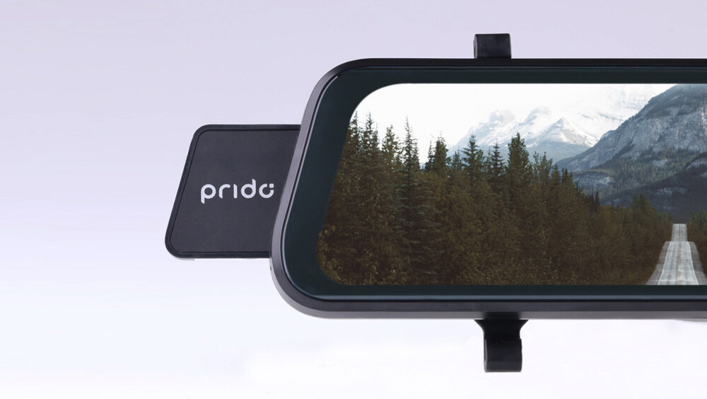 Wideorejestrator PRIDO X6 wygoda bezpieczeństwo bezramkowa konstrukcja