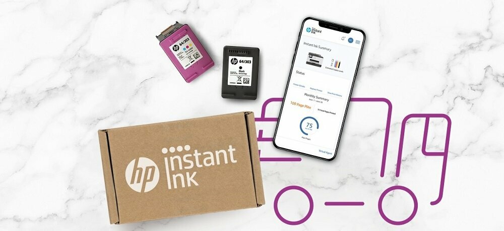 Subskrypcja HP Instant Ink (2-miesięczny plan) wyglad
