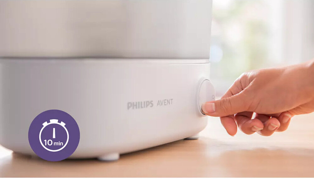Время работы стерилизатора PHILIPS Avent SCF291/00