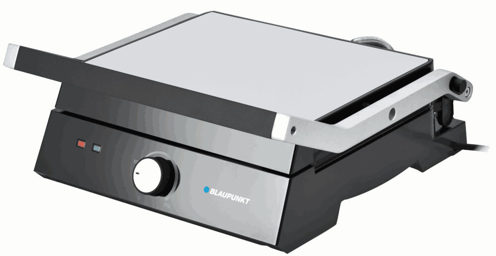 Grill elektryczny BLAUPUNKT GRS501 niewielki użytek w domu na balkonie tarasie ciepło generowane przez grzałki praktyczny wybór 