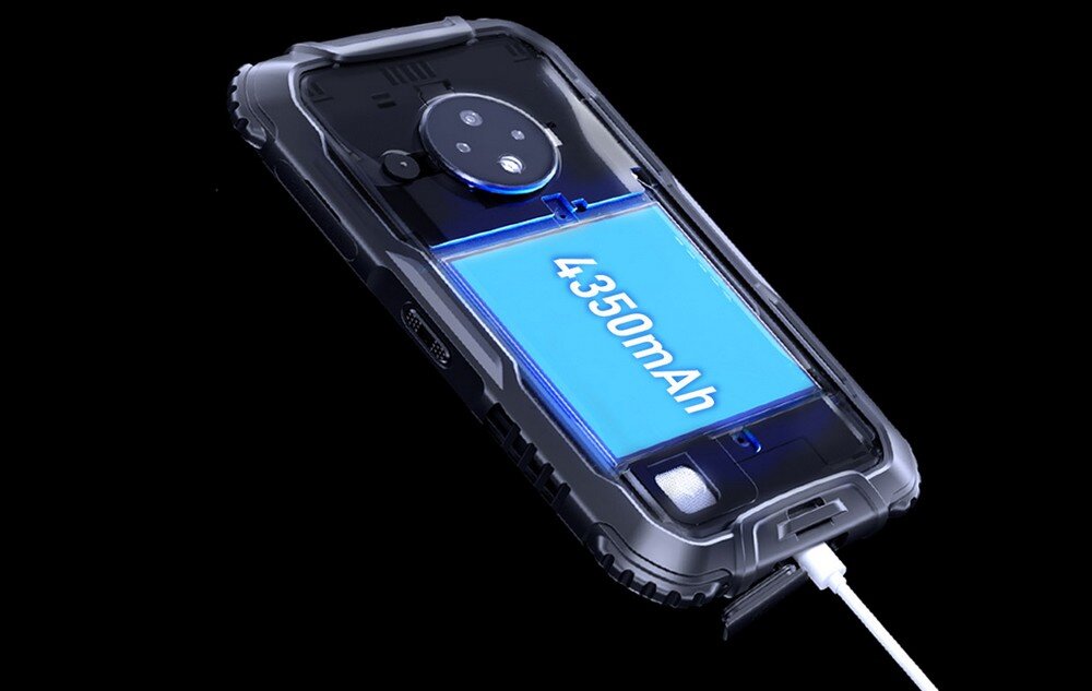 Smartfon DOOGEE S35T  ekran bateria aparat procesor ram pamięć pojemność rozdzielczość zdjęcia filmy opis dane cechy blokady system łączność wifi bluetooth obudowa szkło odporność porty muzyka transfer sieć przekątna matryca waga czujniki