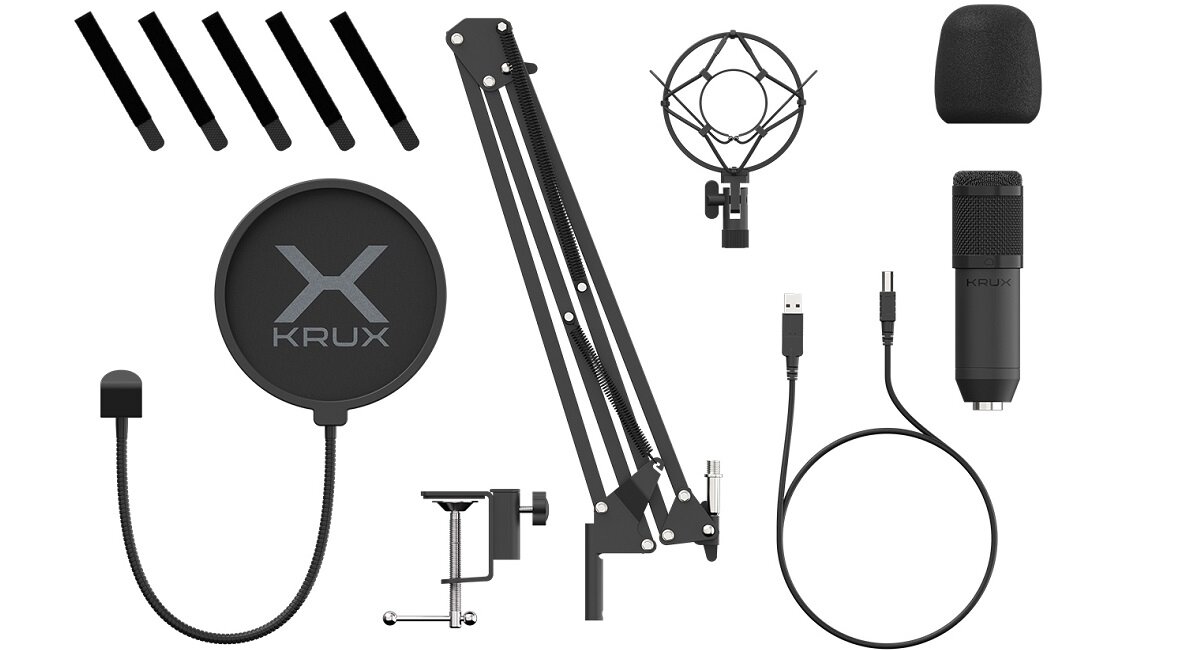 Mikrofon KRUX EDIS 1000 Wyposażenie zestawu