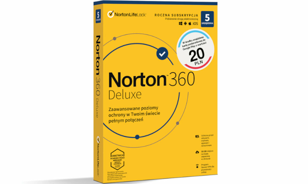 Antywirus NORTON 360 Deluxe delux 2