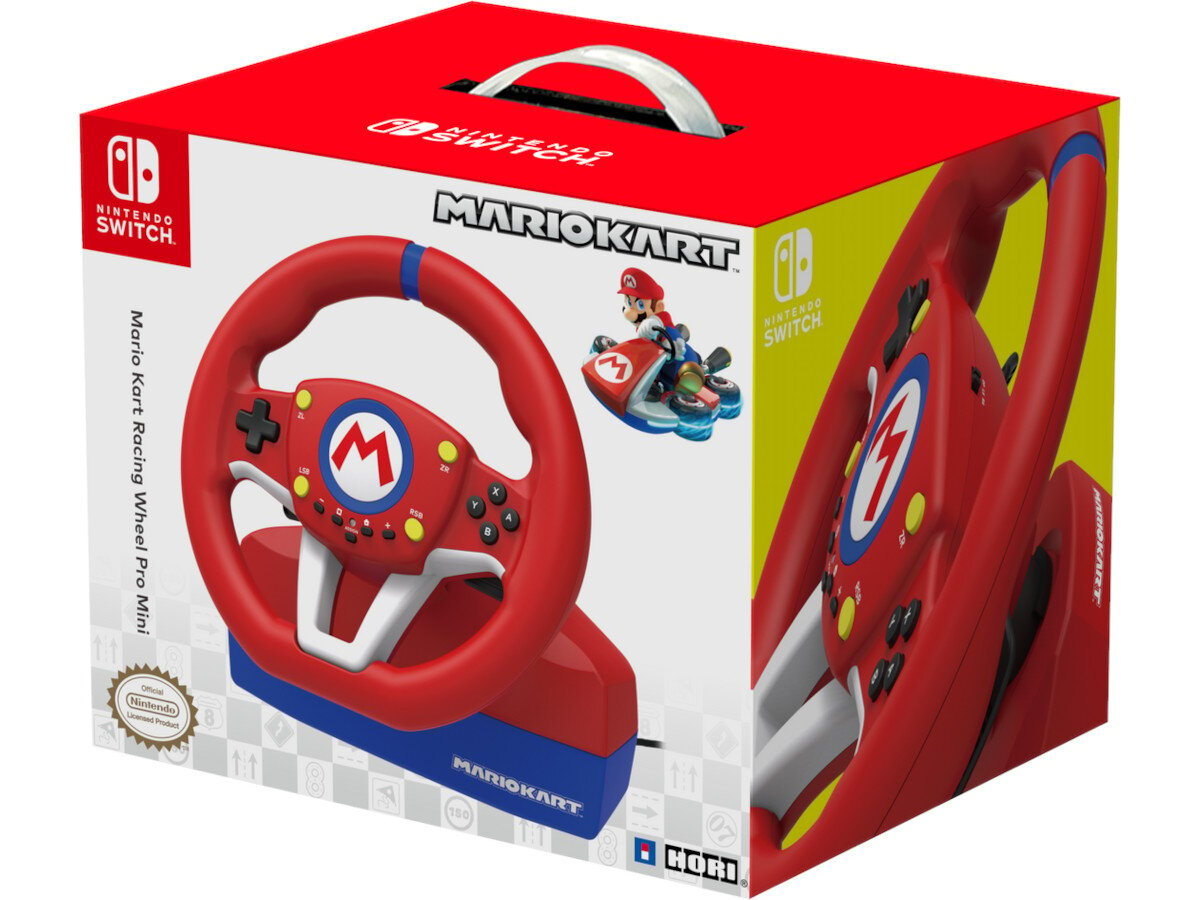 Kierownica HORI Mario Kart Racing Wheel Pro Mini zawartosc zestawu