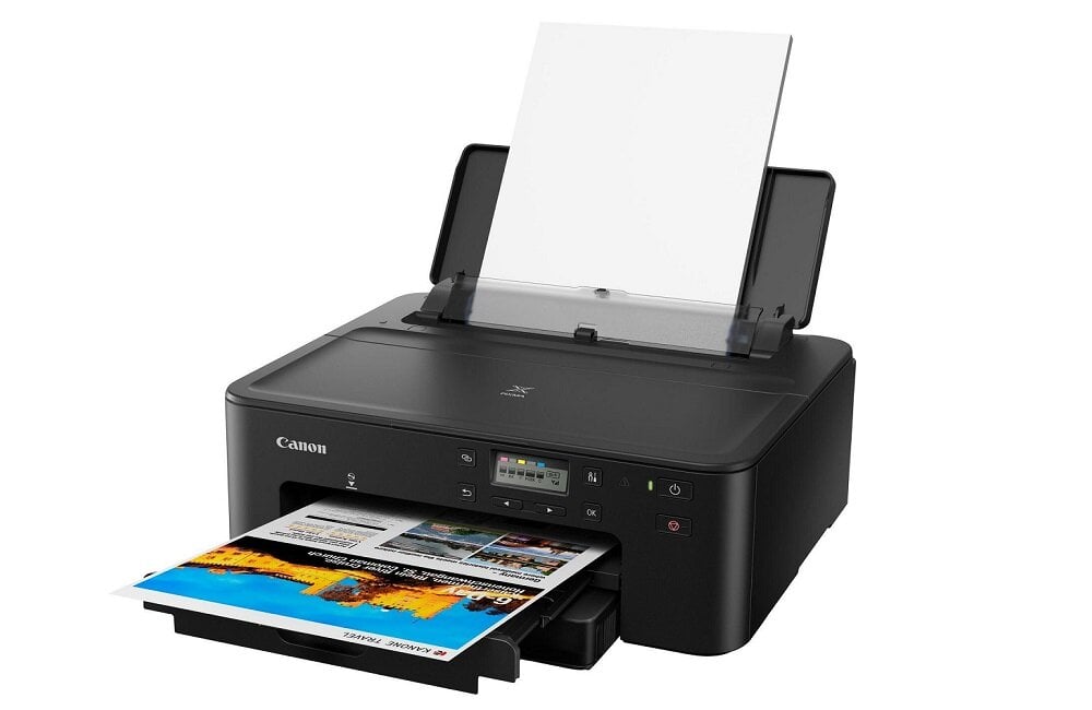Drukarka CANON Pixma TS705A Kompaktowa i oferująca doskonałe łączność drukarka zapewnia wysoką wydajność i łatwą obsługę w domu lub biurze Zapewnia profesjonalne dokumenty i wysokiej jakości zdjęcia z bezproblemową łącznością