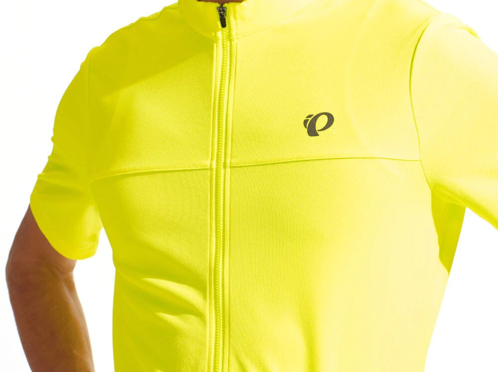 Koszulka rowerowa PEARL IZUMI Quest Jersey rozmiar S Żółty poliestrowa z krótkim rękawem szybkoschnący materiał SELECT Transfer ochrona 50+ UPF najwyższa jakość wykonania