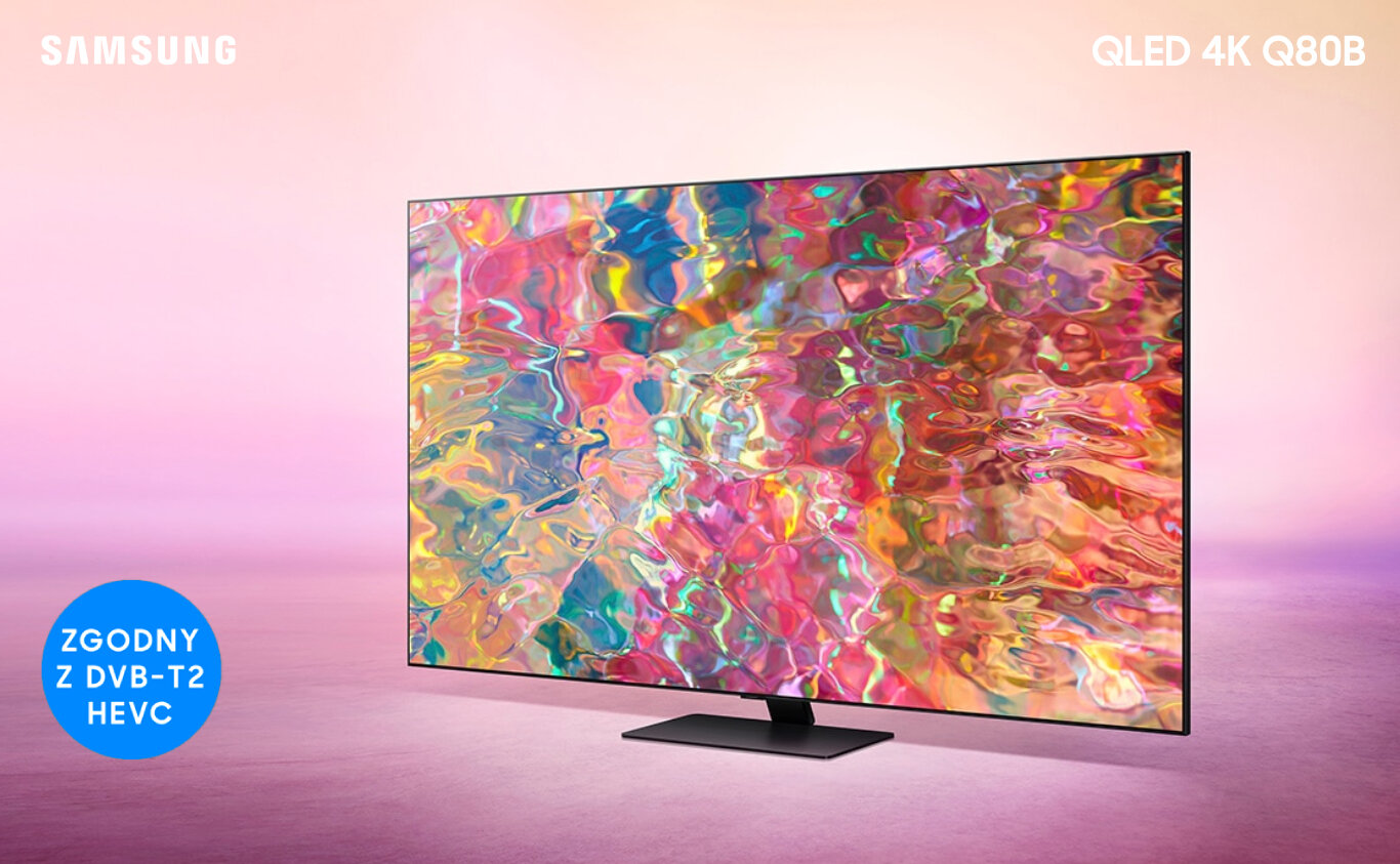 Telewizor SAMSUNG QE55Q80B 55" QLED 4K 120Hz Tizen TV Full Array Dolby