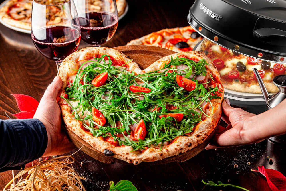 piec do pizzy G3FERRARI G1003210 1200W Srednica 31 cm CZARNY uniwersalne zastosowanie