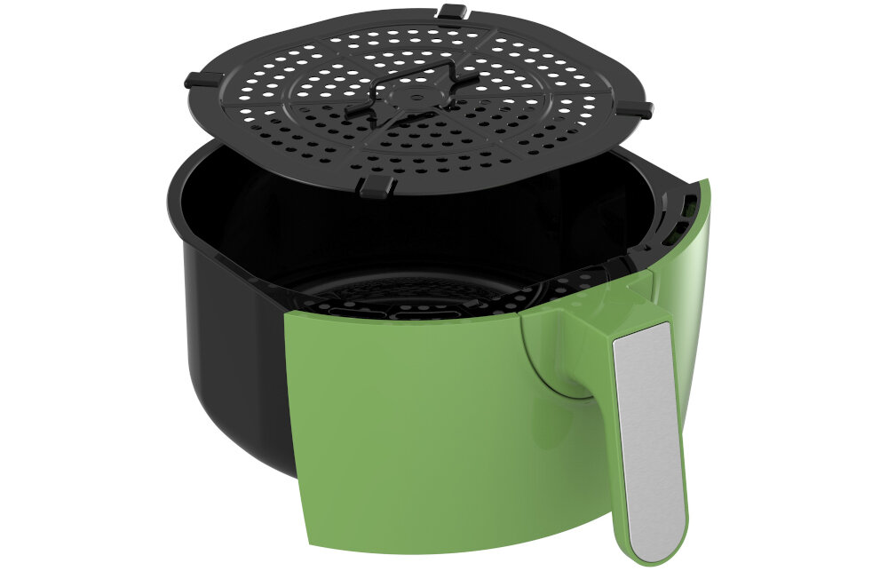 Frytkownica beztłuszczowa TURBOTRONIC TT-AF9D Zielony Air Fryer Zdrowo i dietetycznie temperatura