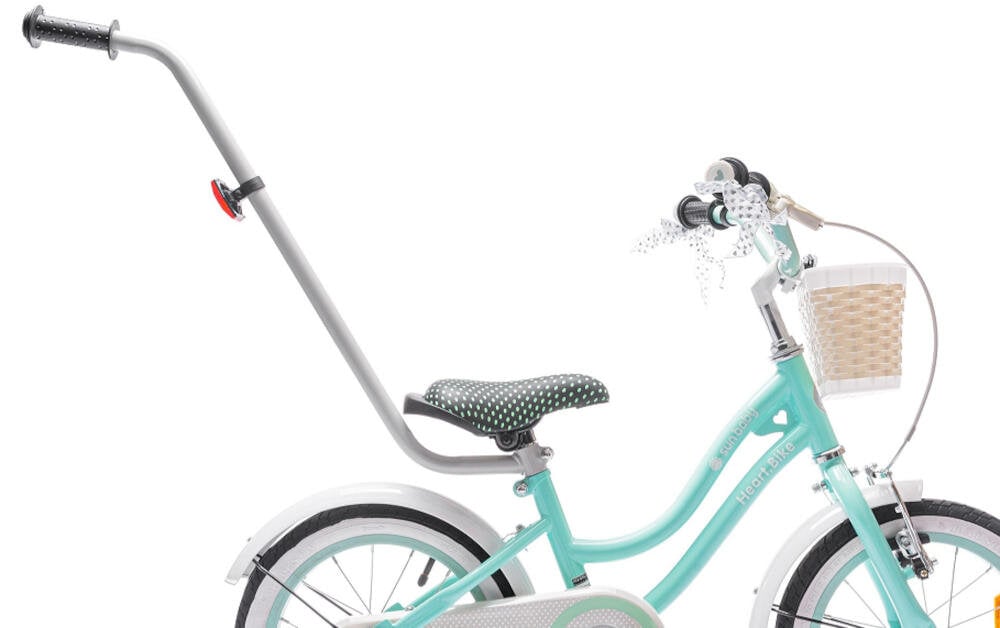 SUN BABY rowerek pchacz wygodna rączka dziecko bezpieczeństwo jazda