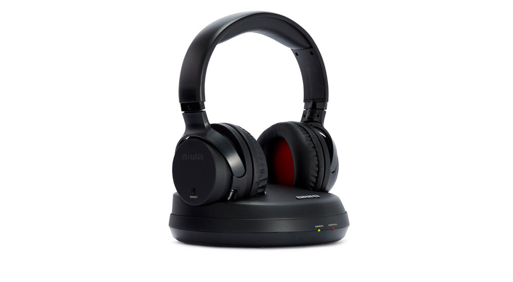 Słuchawki nauszne AIWA WHF-930D Czarny muzyka jakość pasmo przenoszenia