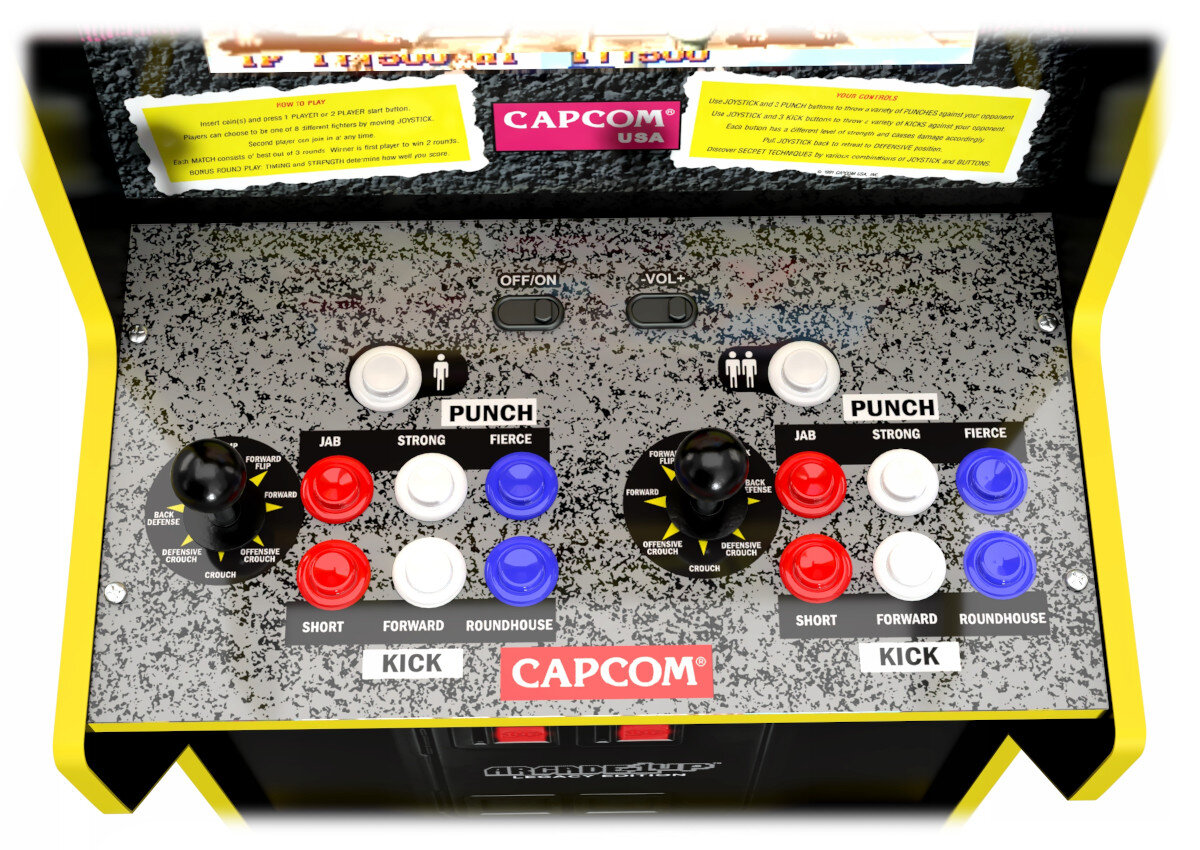 Konsola ARCADE1UP Street Fighter 12 Gier dane techniczne