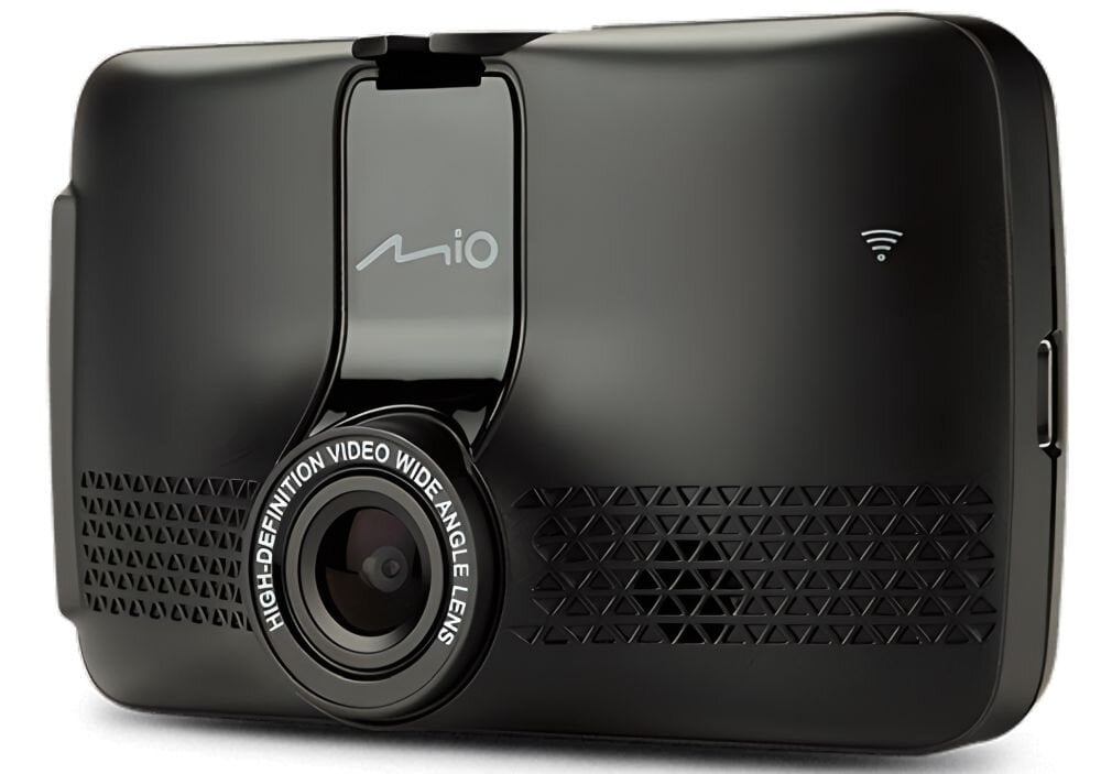 Wideorejestrator MIO MiVue 732  obiektyw rozdzielczość nagrywanie kąt zapis sensor czujnik montaż wymiary ładowanie zasilanie auto samochód rejestrowanie karta pamięć pojemność ładowarka obraz zdjęcia filmy aplikacja sterowanie 