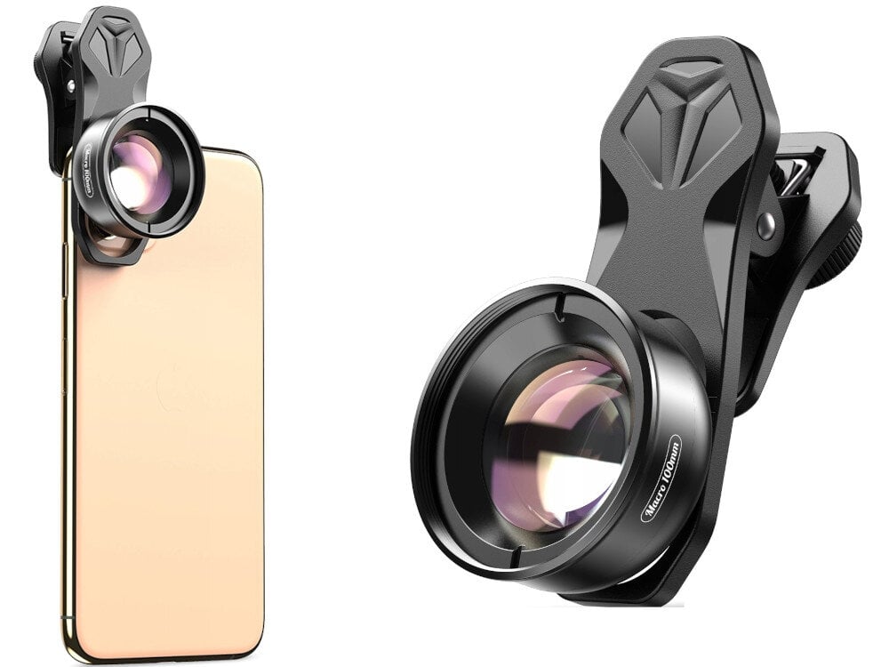 Obiektyw APEXEL Super Makro Lens sposob montowania