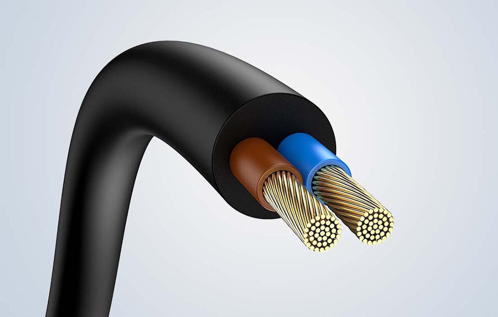 Ładowarka sieciowa BASEUS GaN3 Pro 65W + kabel USB Typ-C - USB Typ-C Czarny kabel przewód długość