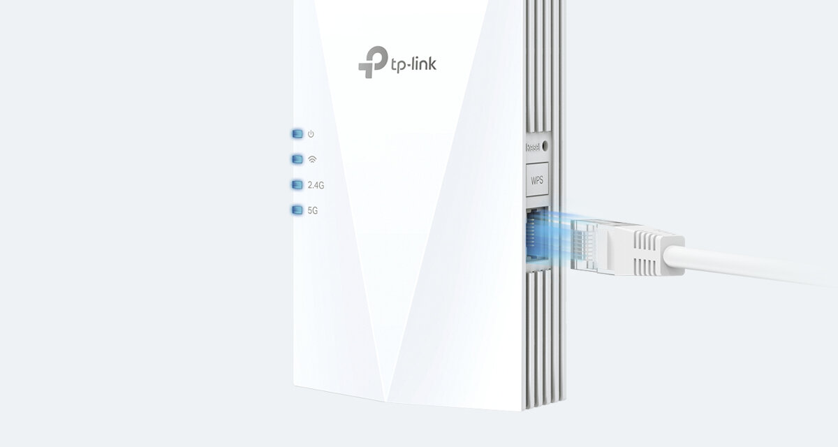 TP-LINK RE600X polaczenie sieciowe z wieksza predkoscia