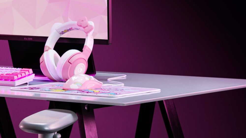 Słuchawki RAZER Kraken BT Hello Kitty dźwięk przetworniki jakość komfort