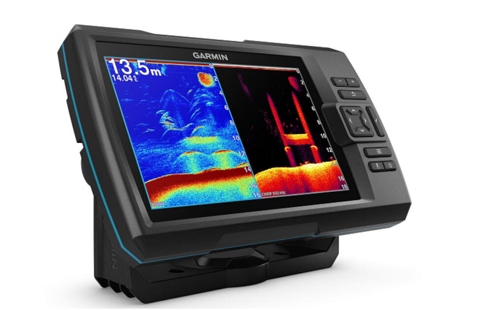 GARMIN echosonda gps trasa prędkość