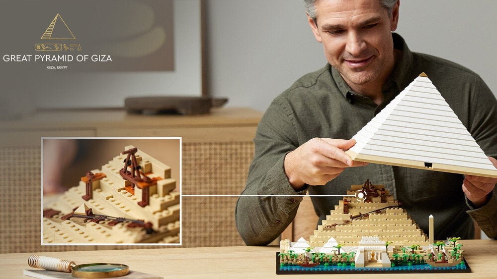 LEGO Architecture Piramida Cheopsa - budowanie