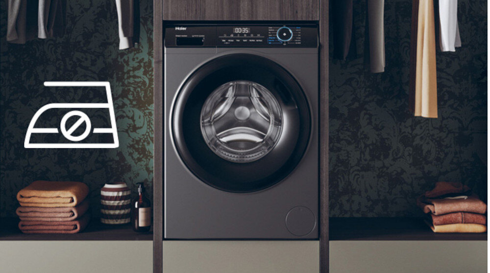 PRALKA HAIER I-PRO 3 HW100-B14939-S 10KG, A, 1400RPM DIRECTMOTION łatwe prasowanie