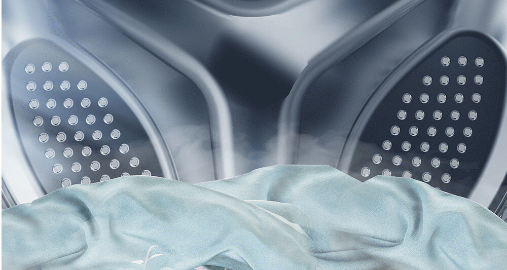 Pralka TOSHIBA TW-BL70A2PL(SS) użycie pary mniej zagnieceń czyste pranie