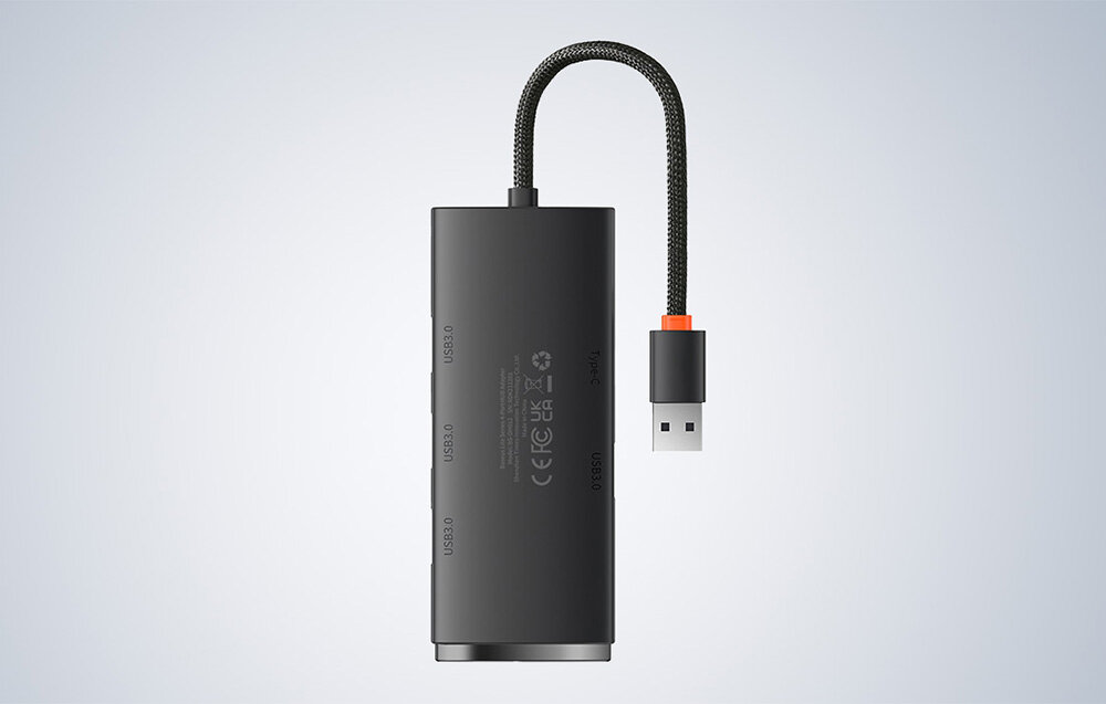 Hub BASEUS Lite Series 4in1 WKQX030401 przesyłanie danych transmisja czas 