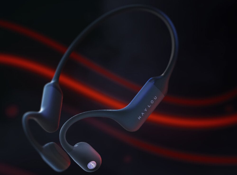 Słuchawki nauszne HAYLOU PurFree BC01 Czarny mikrofon redukcja szumów cvc połączenia rozmowy