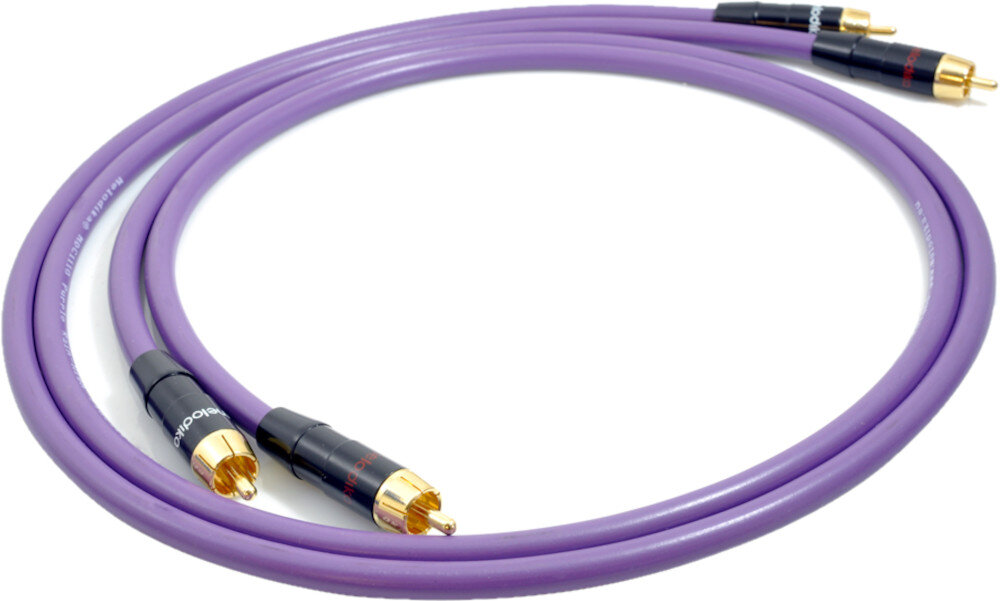 Kabel 2x RCA - 2x RCA MELODIKA 0.5 m konstrukcja typ miedź materiał czystość przekrój