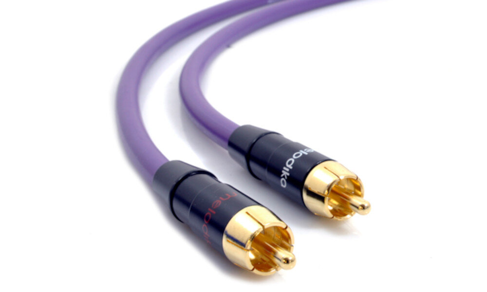 Kabel 2x RCA - 2x RCA MELODIKA 0.5 m złącza długość kompatybilność połączenie