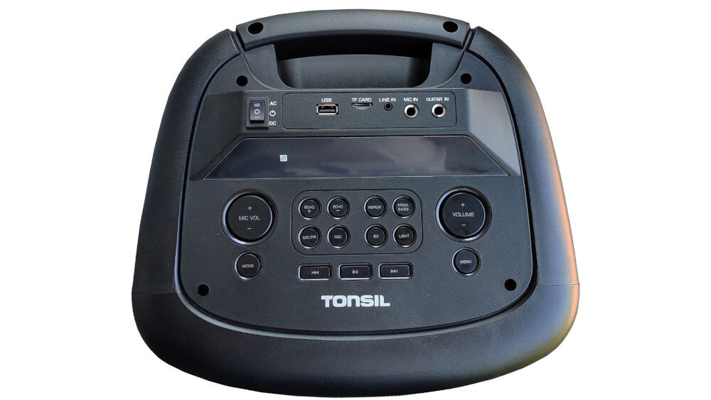 Power audio TONSIL PartyDance 1200  - zasilanie