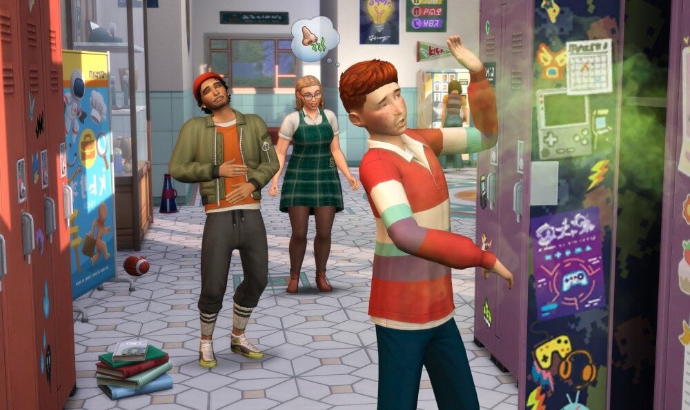 The Sims 4 Licealne Lata Gra trend pełnia życia nastolatkowie szkoła zajęcia nauczyciele rozmowy życie liceum wspomnienia styl