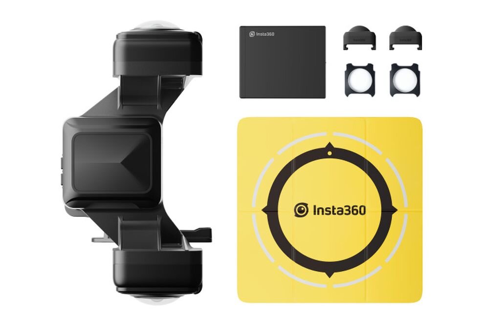Kamera INSTA 360 Sphere  sport montaż nagrywanie stabilizacja montaż edycja filtry ostrość śledzenie tryby bateria akumulator zasilanie ładowanie rozdzielczość filmy obudowa odporność wielkość łączność sterowanie 