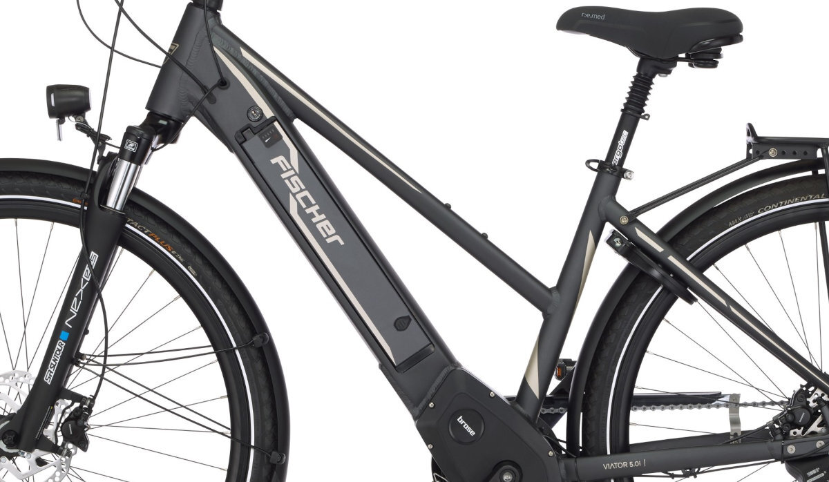 Rower elektryczny FISCHER Viator 5.0I D19 28 cali damski Szary sklep