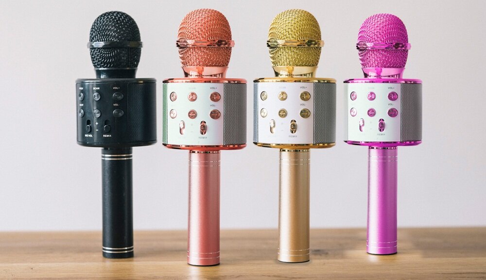 Mikrofon FOREVER BMS-300  brzmienie zabawa modulacja głos bezprzewodowy bluetooth