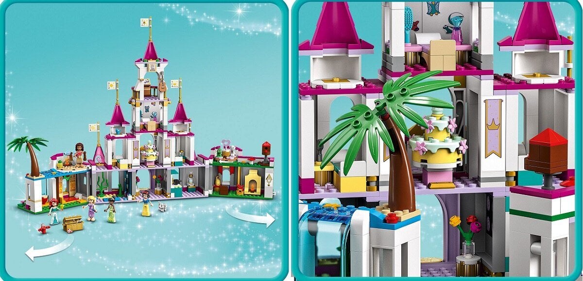 LEGO Disney Princess Zamek wspaniałych przygód 43205 Zabawa napędzana wyobraźnią