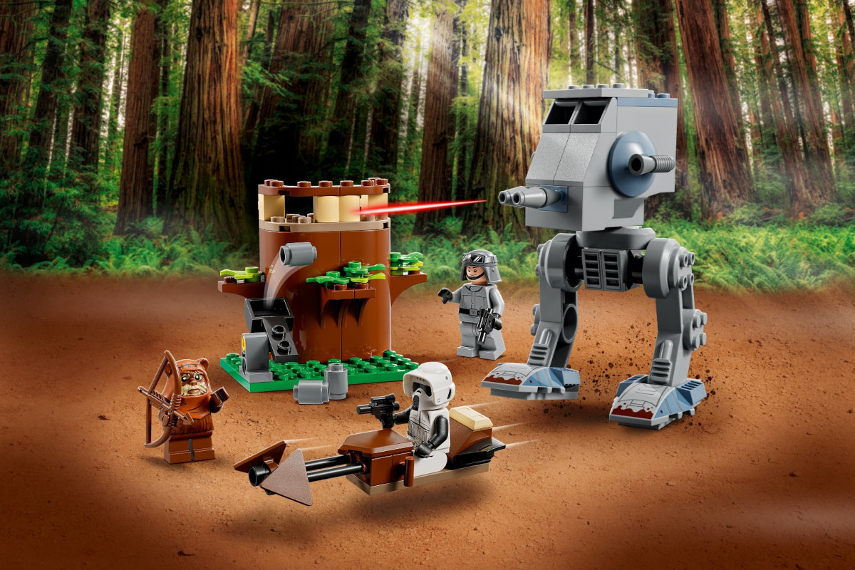 LEGO Star Wars AT-ST 75332 wyglad zawartosc
