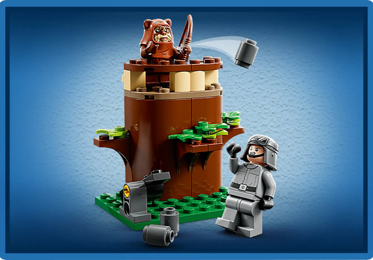 LEGO Star Wars AT-ST 75332 wieza katapulta ewok