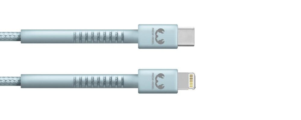 Kabel USB-C - Lightning FRESH N REBEL Dreamy Lilac Fioletowy 2 m ładowanie wzmocnienie 