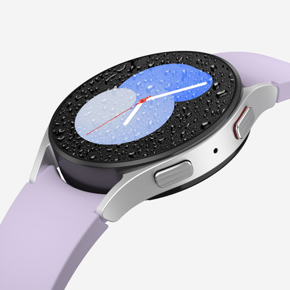 Wytrzymała konstrukcja i piękna stylistyka zapewnia komfortowe użytkowanie Galaxy Watch5
