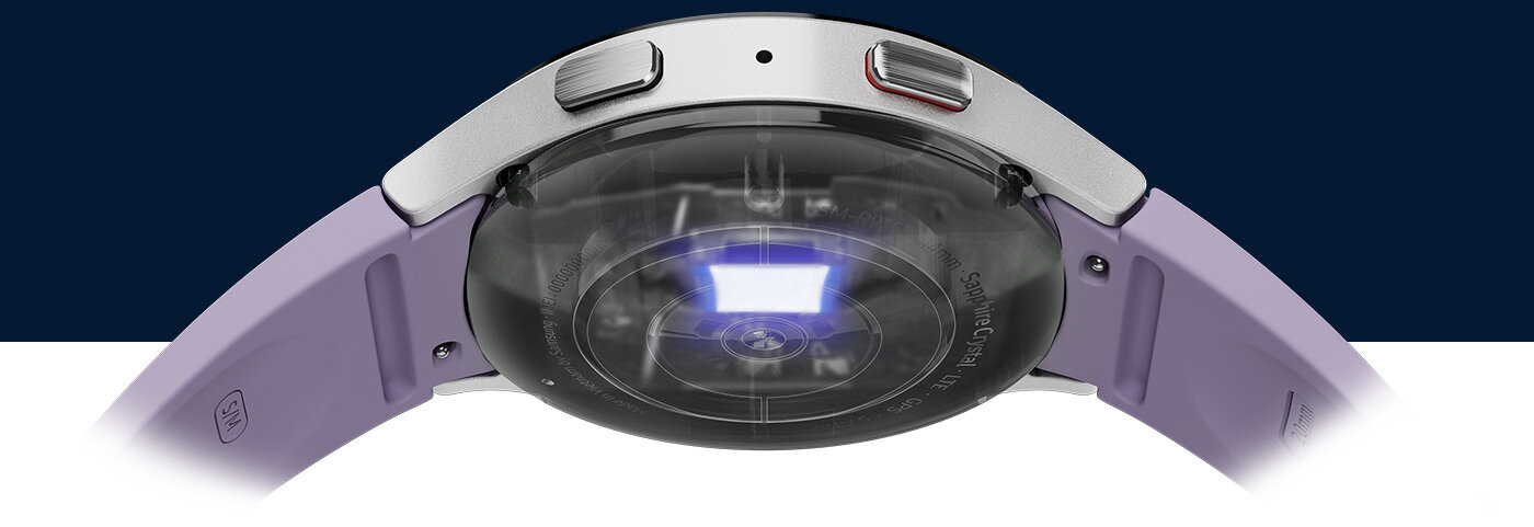 System zaawansowanych sensorów mierzy parametry organizmu podczas noszenia Galaxy Watch5