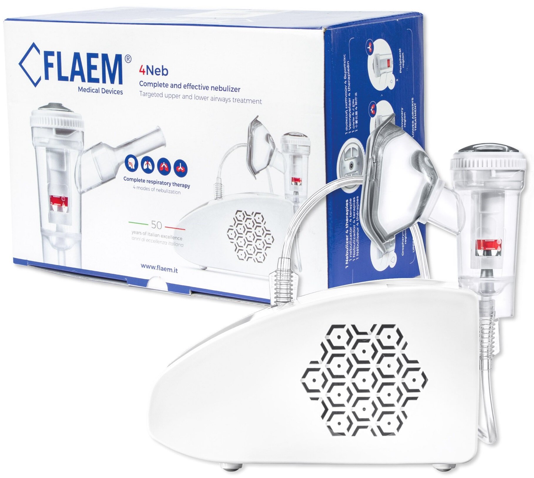 Inhalator nebulizator pneumatyczny FLAEM 4NEB 0.53 ml/min