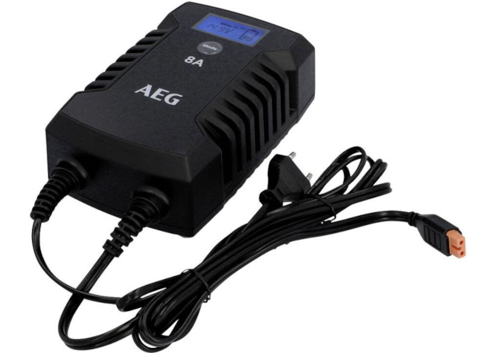 Prostownik AEG LD8 10618 praca inteligentna bateria