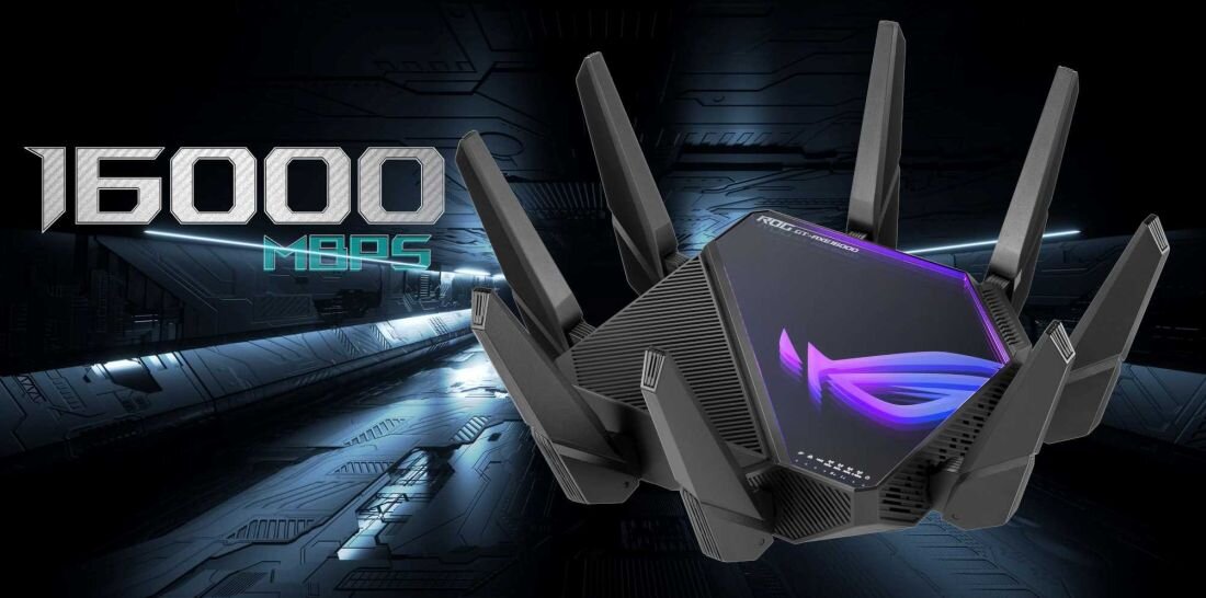 Router ASUS ROG Rapture GT-AXE16000 - Router 