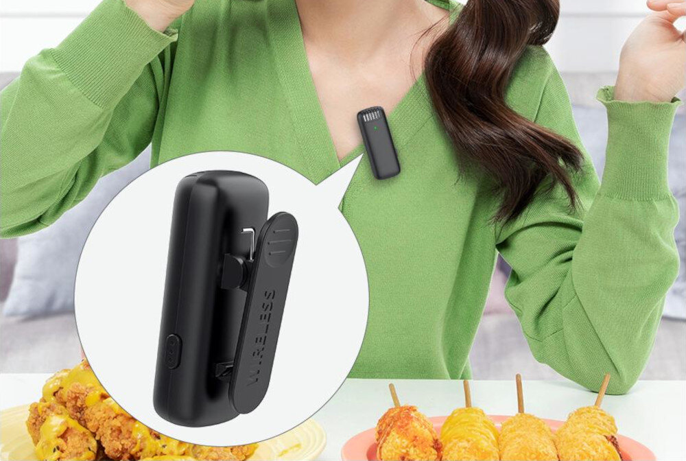 Mikrofon ULANZI  J12 SKU2883 klips mocowanie uchwyt wymiary