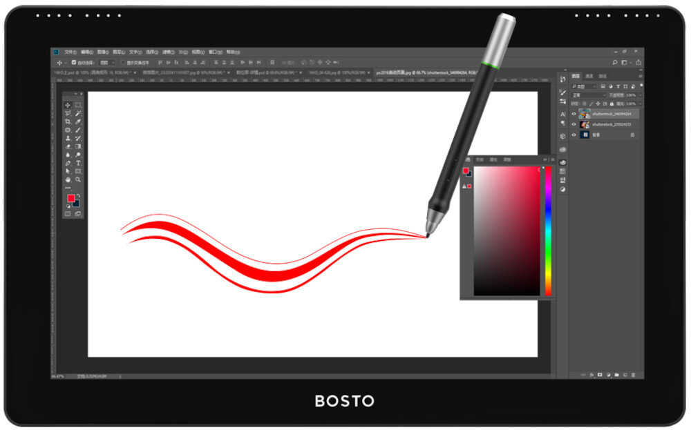 Стилус для графічного планшета BOSTO BT-16HD